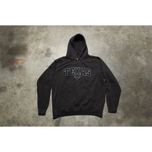 Vintage Y2K 90s Foot Locker Texas Longhorns Applique Distressed Hoodie - Large